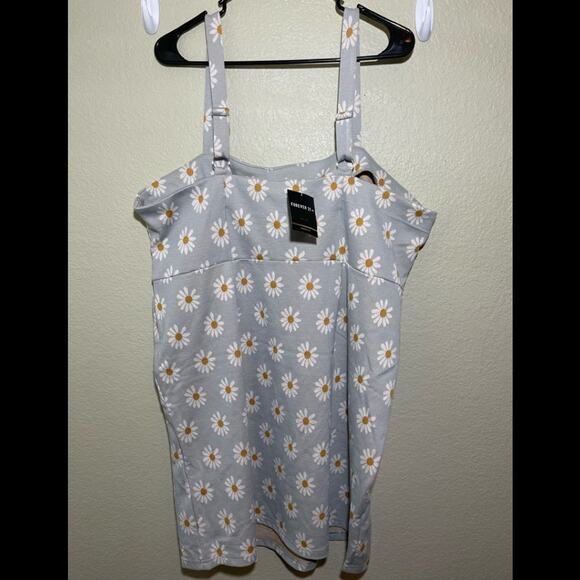 FOREVER 21 Plus Daisy Print‎ Dress NWT - Picture 3 of 9
